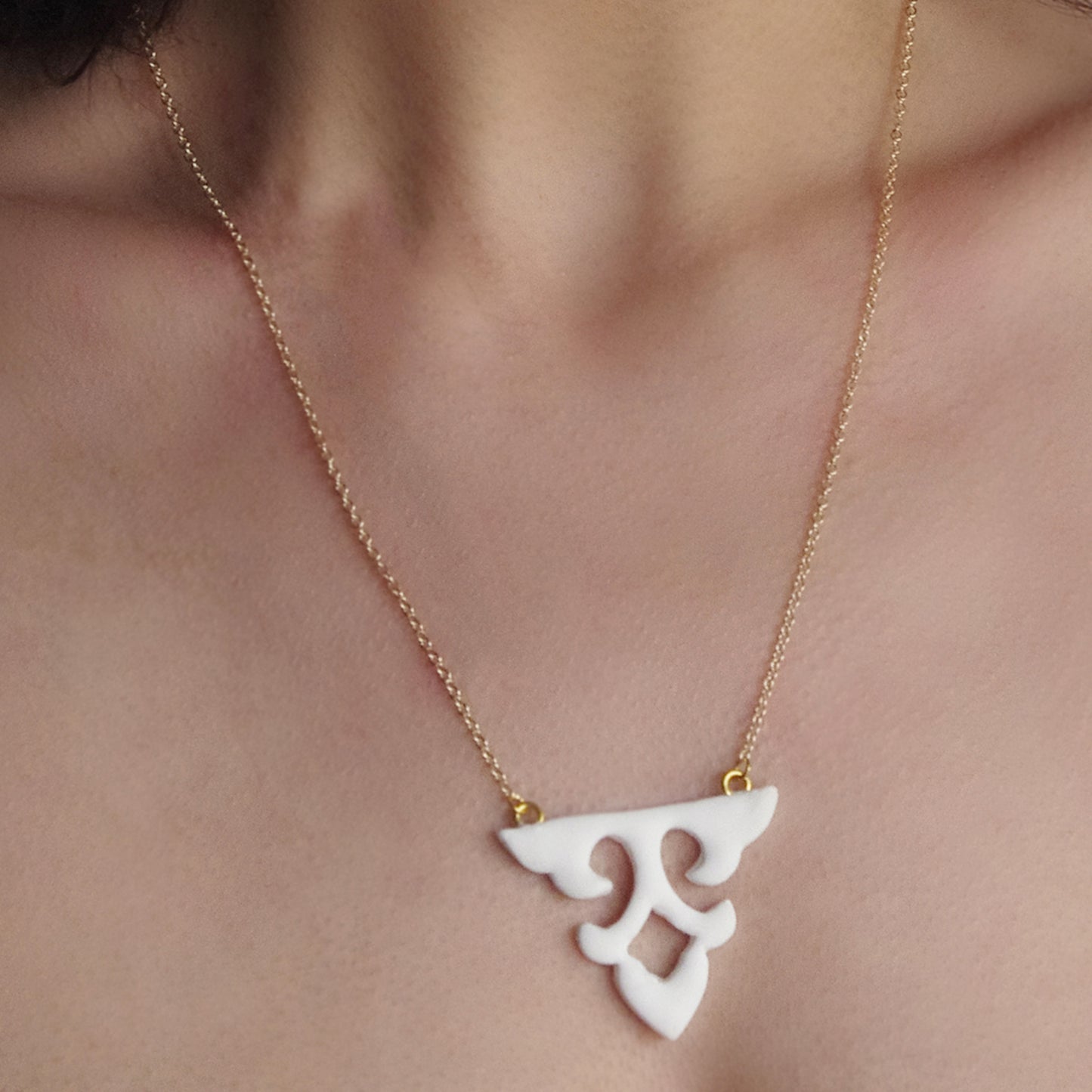 Persian Khataee Flower Handmade Necklace