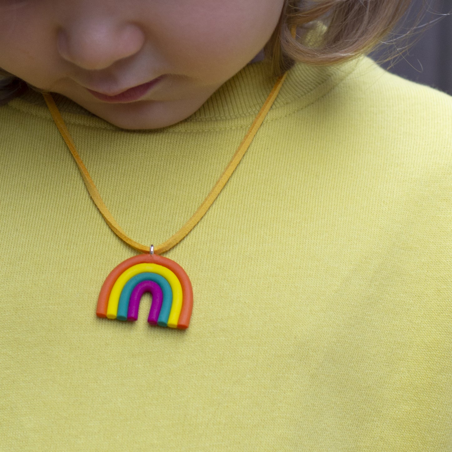 Handmade Happiness Children's Rainbow Necklace