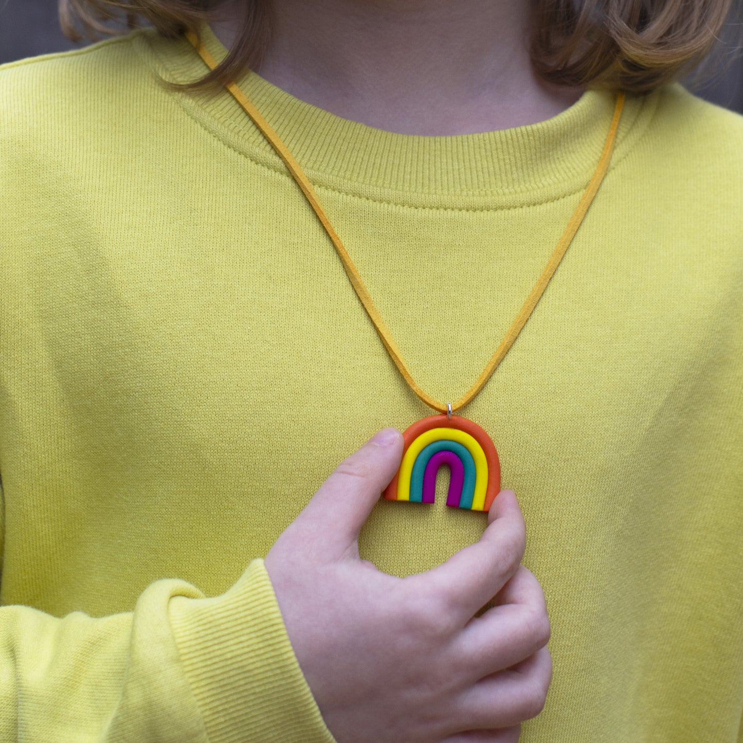 Handmade Happiness Children's Rainbow Necklace