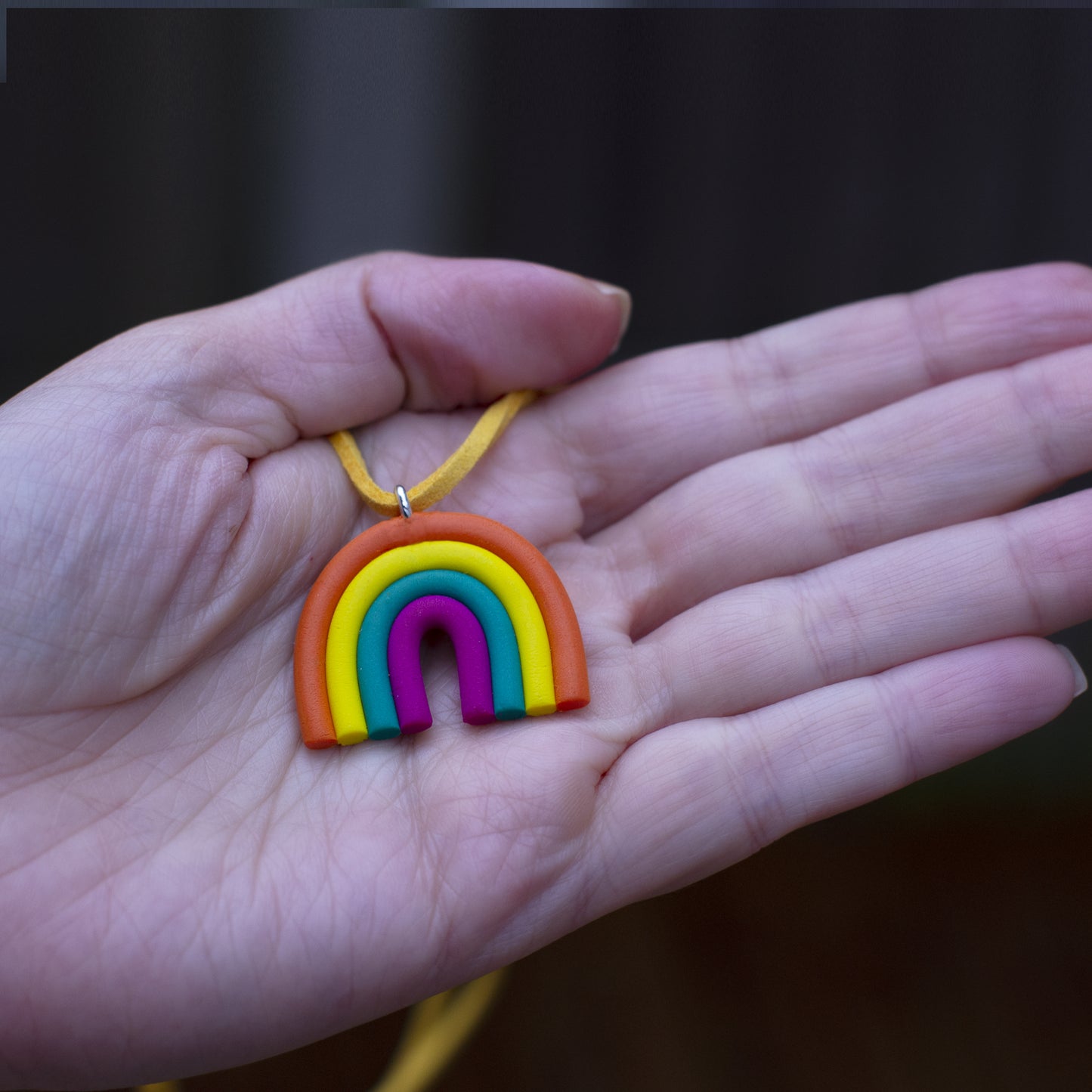Handmade Happiness Children's Rainbow Necklace