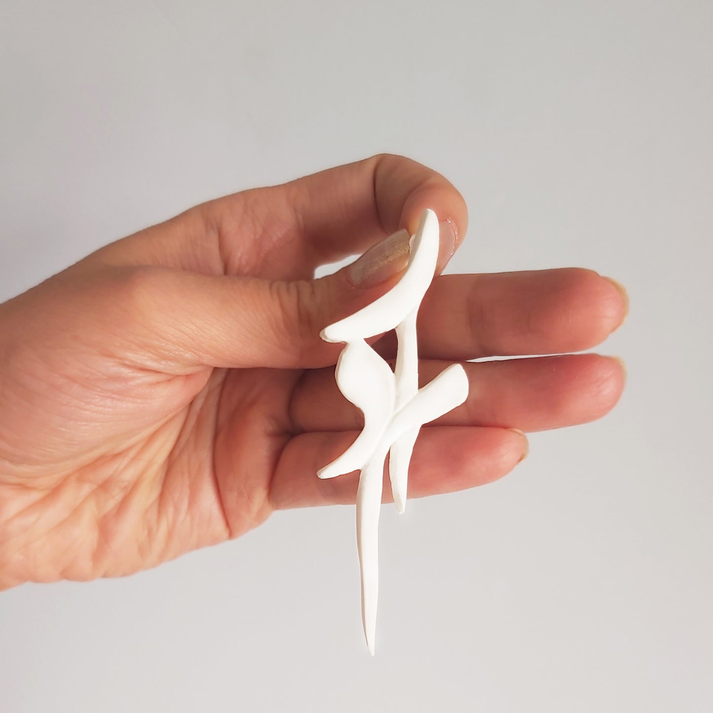 Elegant Handmade Farsi Calligraphy 'Mother' Earrings