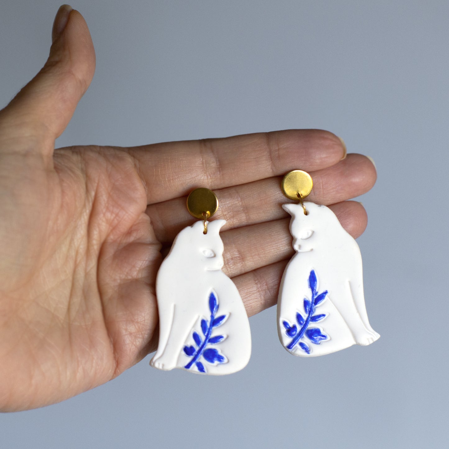 Children's Persian-Inspired Mother-Daughter Kitten Necklace