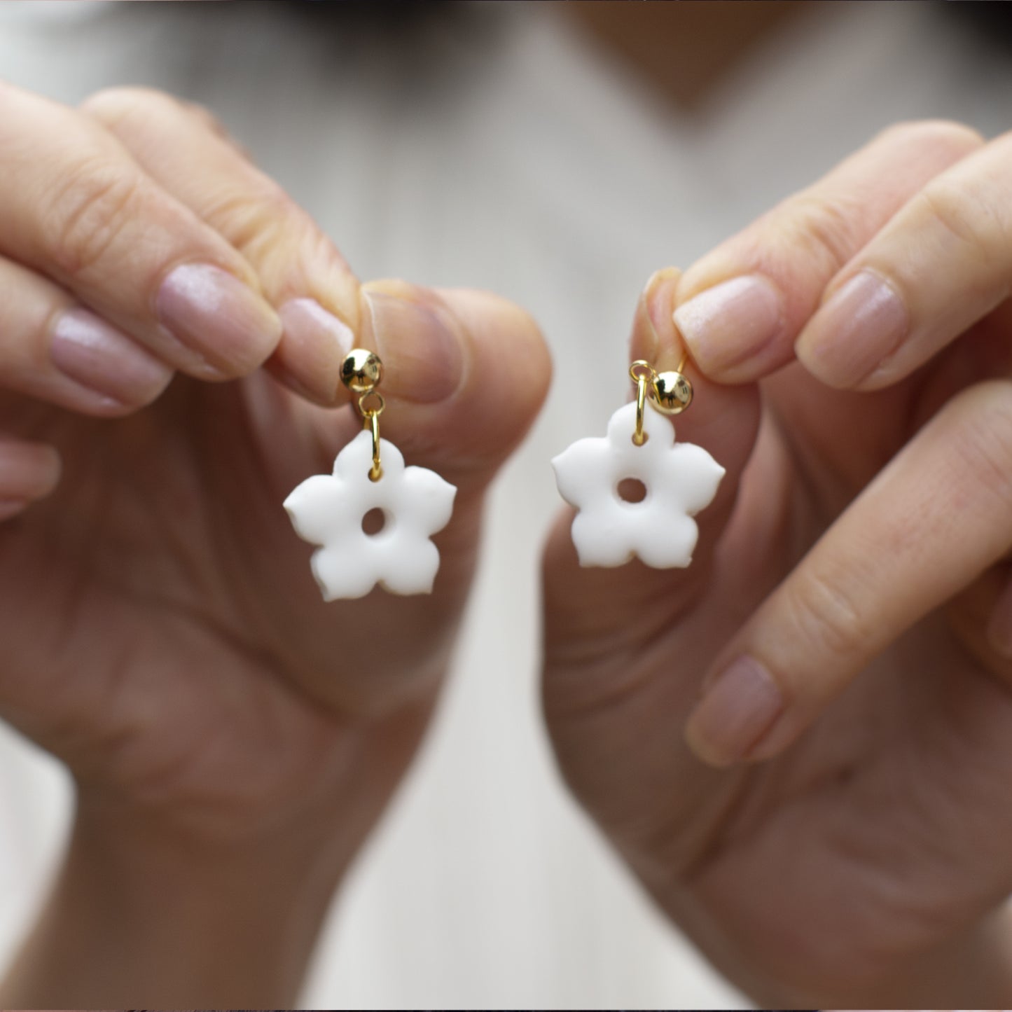 Persian-Inspired Handmade Floral Earrings