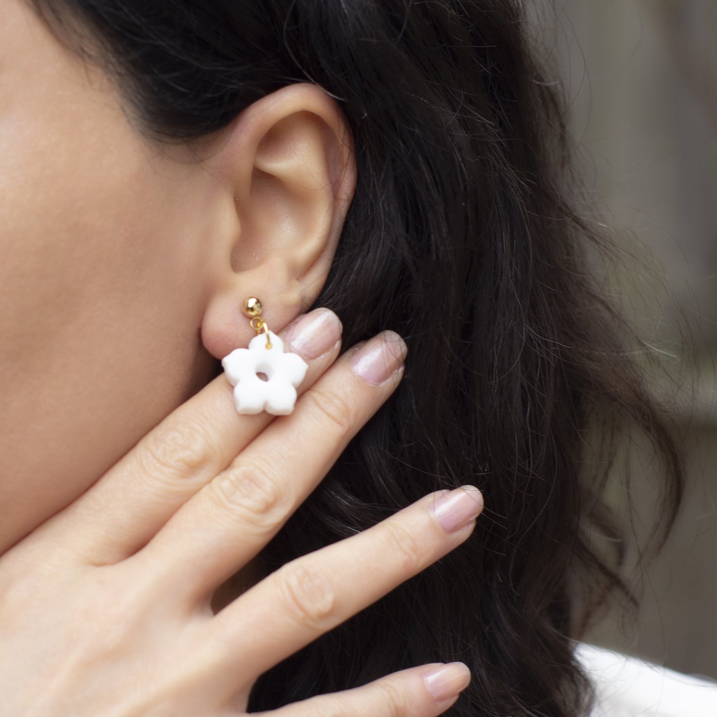 Persian-Inspired Handmade Floral Earrings
