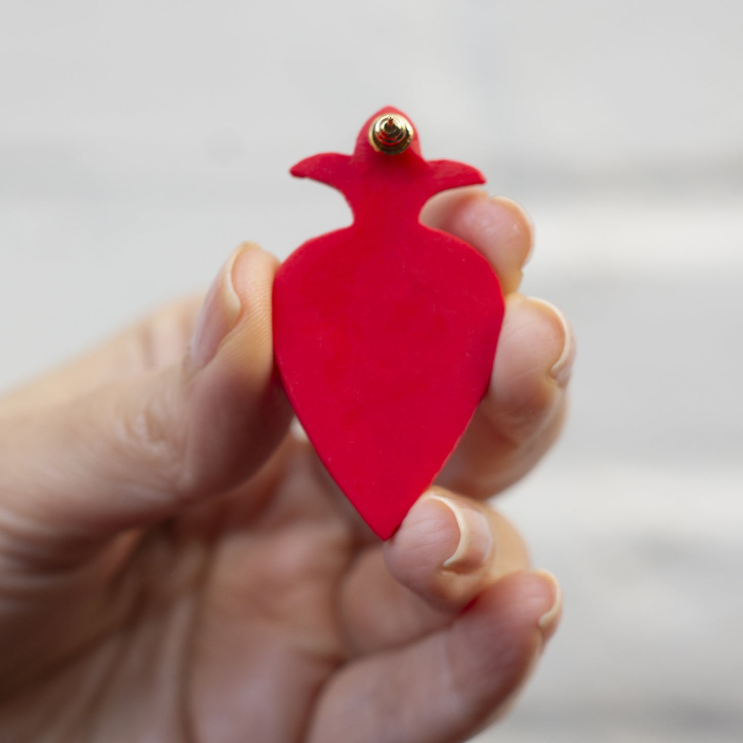 Yalda Pomegranate Earrings With Farsi Poem