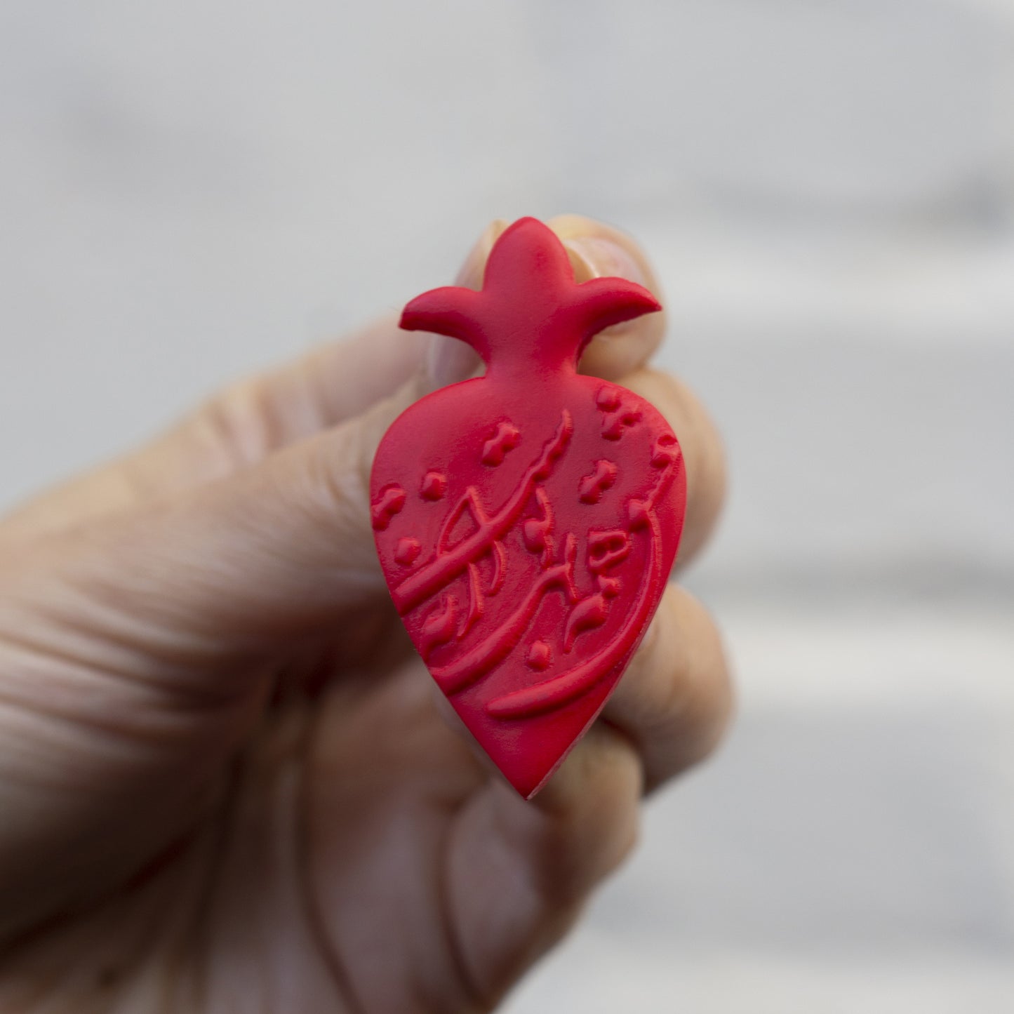 Yalda Pomegranate Earrings With Farsi Poem