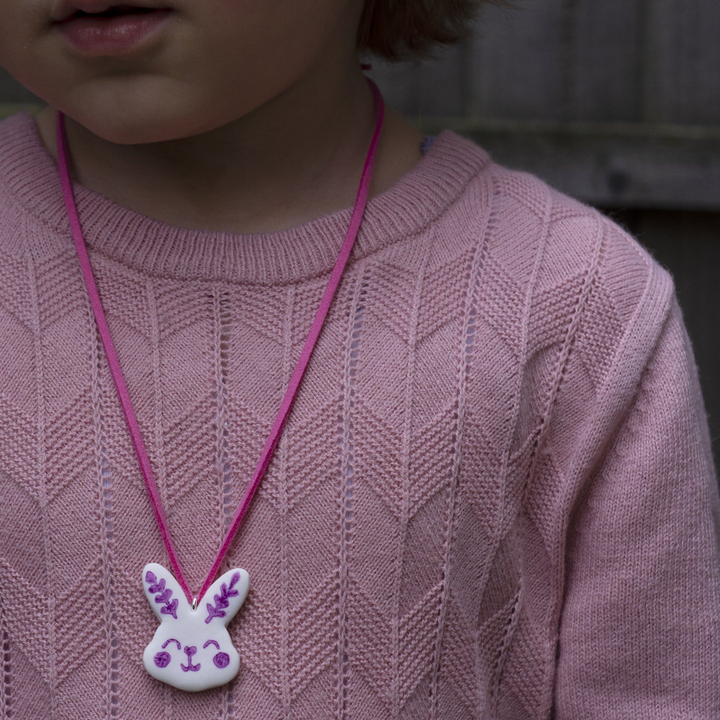 Girls' Rabbit Necklace, Ideal Gift For Kids