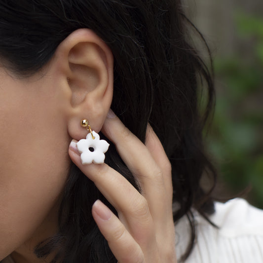 Persian-Inspired Handmade Floral Earrings